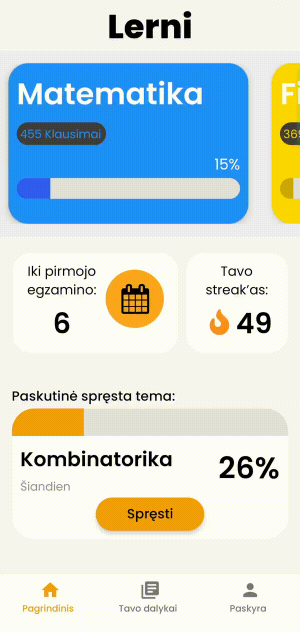 Lerni programėlė